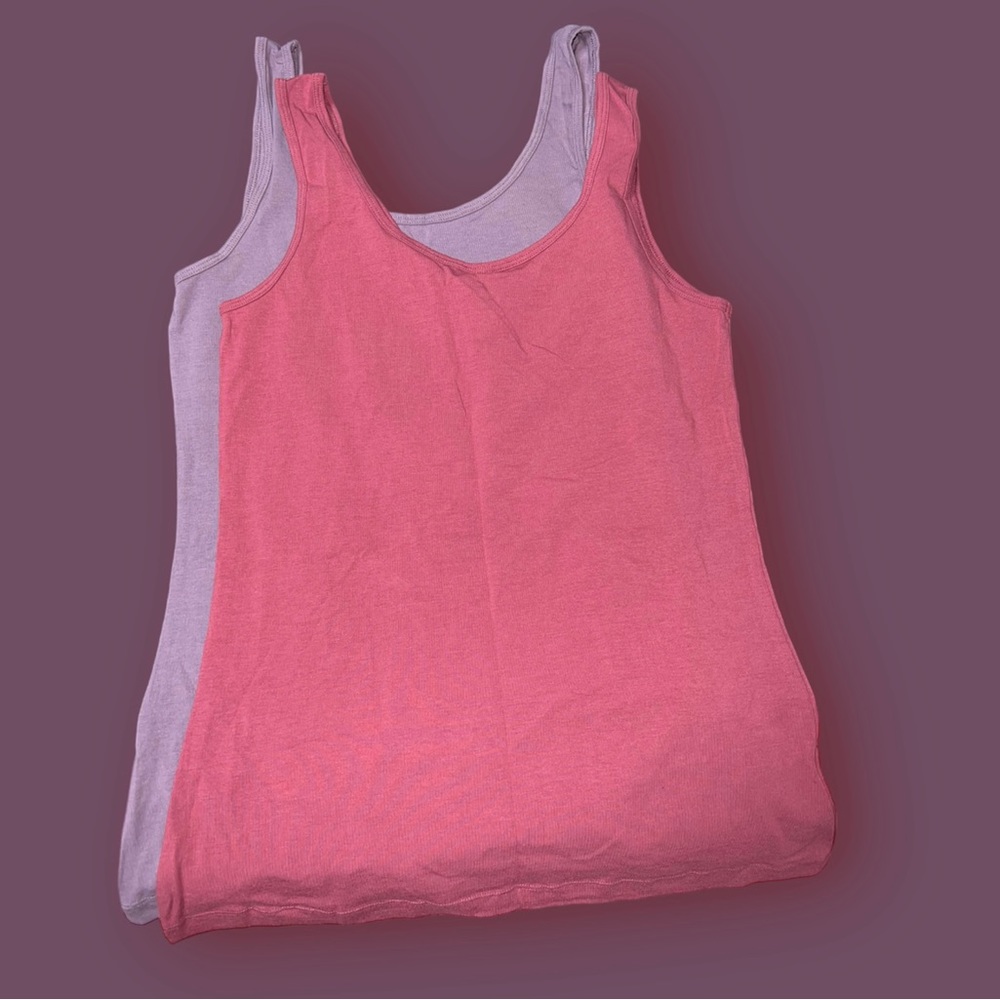 Pink/Purple Two-sided Tank Tops
